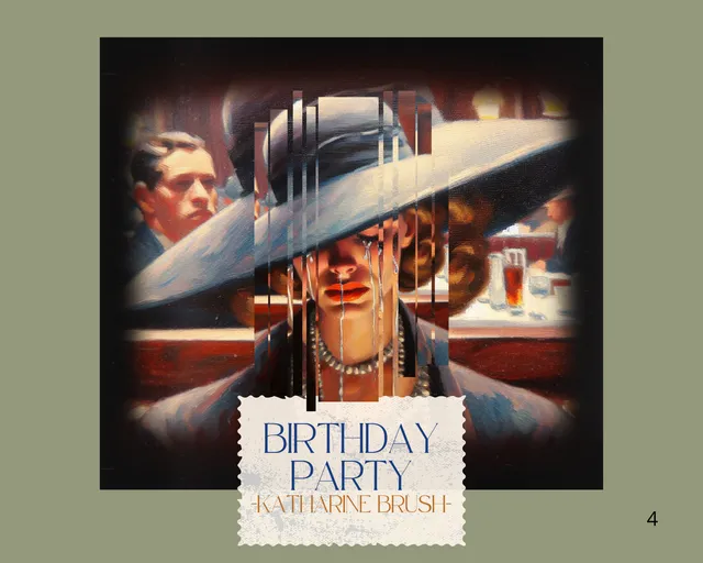 'Birthday Party' scrapbook
